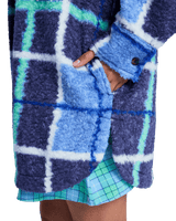 Over & Above Jacket in Dutch Blue Plaid Fade