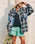Over & Above Jacket in Dutch Blue Plaid Fade