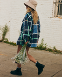 Over & Above Jacket in Dutch Blue Plaid Fade