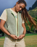 The Roxy Womens Boundless Spirit Gilet in Oil Green