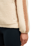 The Roxy Womens Boundless Spirit Soild Fleece Jacket in Biscotti
