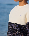 Waves Of Warmth Fleece Jacket in Whisper White