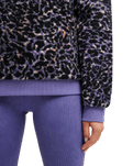 The Roxy Womens Waves Of Warmth Fleece Jacket in Whisper White