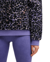 The Roxy Womens Waves Of Warmth Fleece Jacket in Whisper White