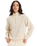 The Roxy Womens Memories Of Sun 1/2 Zip Sweatshirt in Parchment