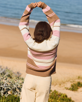 The Roxy Womens Love Again Jumper in Egret