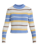 The Roxy Womens Playa Morning Jumper in Grapemist Playa Morning Stripe