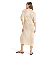 The Roxy Womens Seashell Song Dress in Parchment