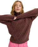 The Roxy Womens Picture Moment Jumper in Huckleberry