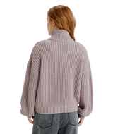 The Roxy Womens Home Again Half Zip Sweatshirt in Nirvana