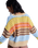 Cosmic Coast Stripes Cardigan in Coconut Milk Horizon Prism