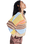 Cosmic Coast Stripes Cardigan in Coconut Milk Horizon Prism