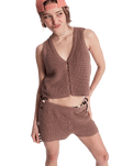 Beach Bungalow Top in Brownie