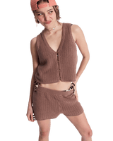 Beach Bungalow Top in Brownie