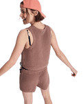 Beach Bungalow Top in Brownie