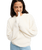 The Roxy Womens Loomed Horizon Jumper in Coconut Milk