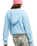 The Roxy Womens Go To The Top Zip Hoodie in Cerulean
