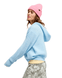 The Roxy Womens Go To The Top Zip Hoodie in Cerulean