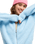 The Roxy Womens Go To The Top Zip Hoodie in Cerulean