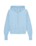 The Roxy Womens Go To The Top Zip Hoodie in Cerulean