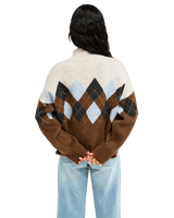 The Roxy Womens Lets Get High Jumper in Chestnut
