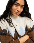 The Roxy Womens Lets Get High Jumper in Chestnut