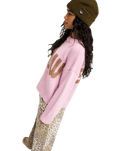 The Roxy Womens Exploring Snow Jumper in Pink Lavender