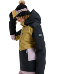 The Roxy Womens Stormdash Technical Jacket in Fennel Seed