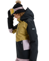 The Roxy Womens Stormdash Technical Jacket in Fennel Seed