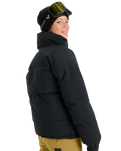 The Roxy Womens Snow Winter Rebel Technical Jacket in True Black