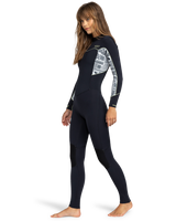 The Roxy Swell Series 3/2mm Back Zip Wetsuit in Egret Mo Rockin Vibes | Available at Anns Cottage