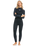 The Roxy Womens 5/4/3 Prologue 5mm Back Zip Wetsuit in Black