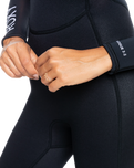 The Roxy Womens 5/4/3 Prologue 5mm Back Zip Wetsuit in Black