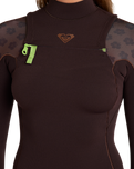 The Roxy Elite 1.5mm Chest Zip Spring Wetsuit in Coconut Shell | Available at Anns Cottage