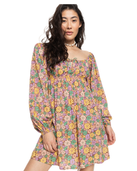 The Roxy Womens Coastal Sound Dress in Rootbeer
