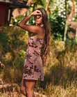 The Roxy Womens Seaside Memories Dress in Brownie Sweet Mai
