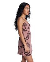 The Roxy Womens Seaside Memories Dress in Brownie Sweet Mai
