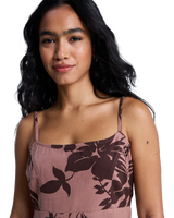 The Roxy Womens Seaside Memories Dress in Brownie Sweet Mai