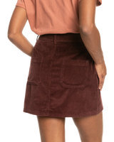 The Roxy Womens Silent River Skirt in Bitter Chocolate