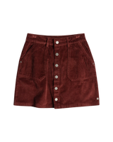 The Roxy Womens Silent River Skirt in Bitter Chocolate
