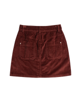 The Roxy Womens Silent River Skirt in Bitter Chocolate