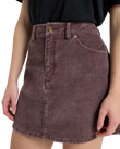 The Roxy Womens Rainfall Mini Corduroy Skirt in Huckleberry