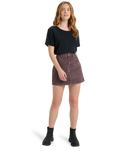 The Roxy Womens Rainfall Mini Corduroy Skirt in Huckleberry