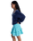 Tuesdays Mini Skirt in Airy Blue If Plaid