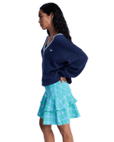 Tuesdays Mini Skirt in Airy Blue If Plaid