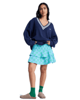 Tuesdays Mini Skirt in Airy Blue If Plaid