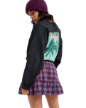 The Roxy Womens Remix Rebel Mini Skirt in Blackberry Wine Purple Plaid