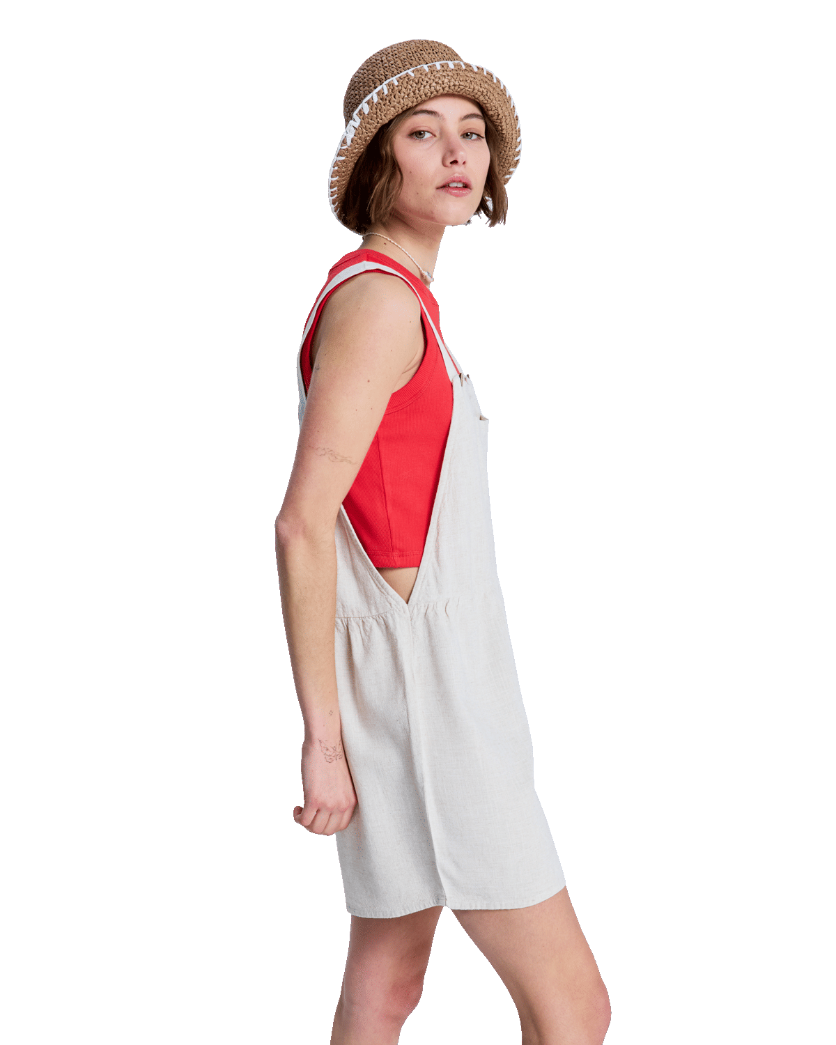 Easy Isle Romper in Natural