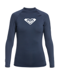Whole Hearted Long Sleeve Rash Vest in Mood Indigo