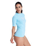Whole Hearted Rash Vest in Tanager Turquoise